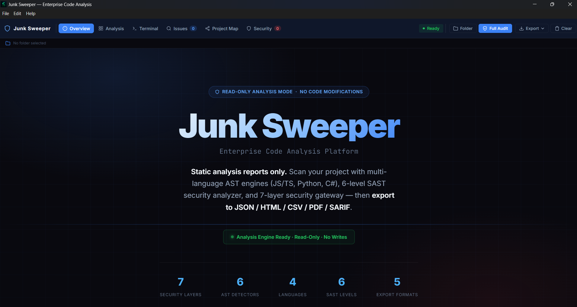 Chahuadev Junk Sweeper app preview